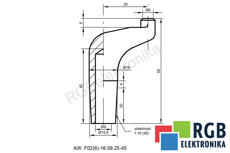 ASWELD F02(6)-16.59.25-45 F02(6)-16.59.25-45 ASWELD