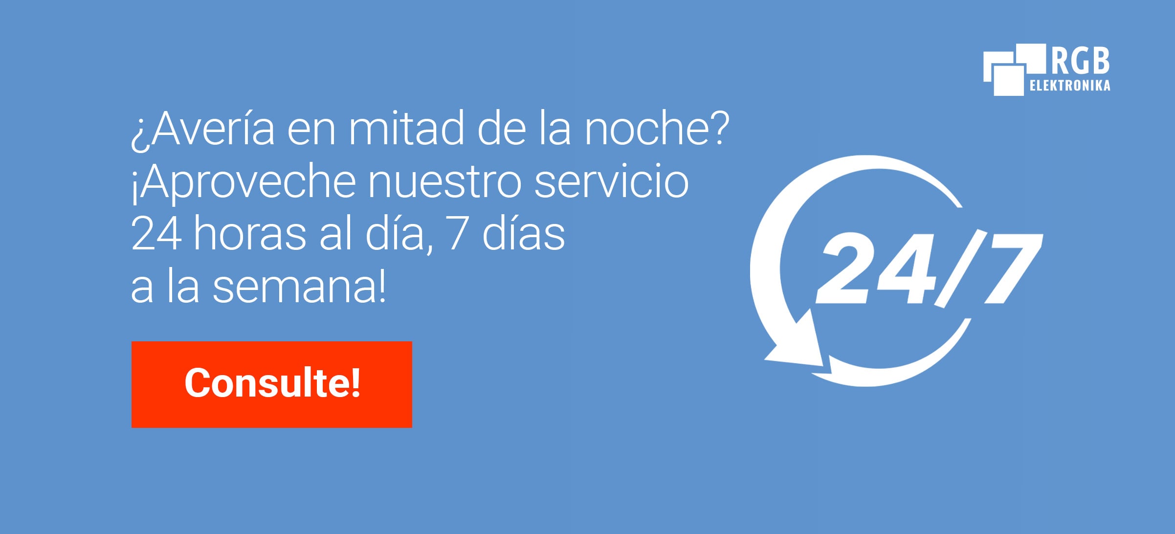 ¿Avería del electrodoméstico en mitad de la noche? Podemos ayudarle.