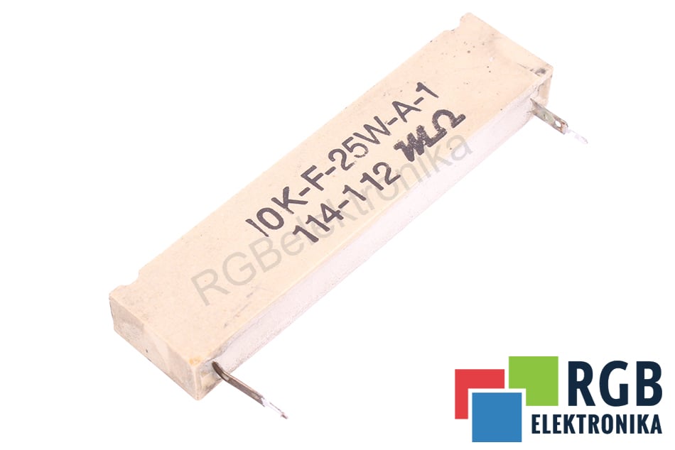 10K-F-25W-A-1 114-112 114-112 10000OHM 25KW RESISTORE 25 KW 10000 OHM 