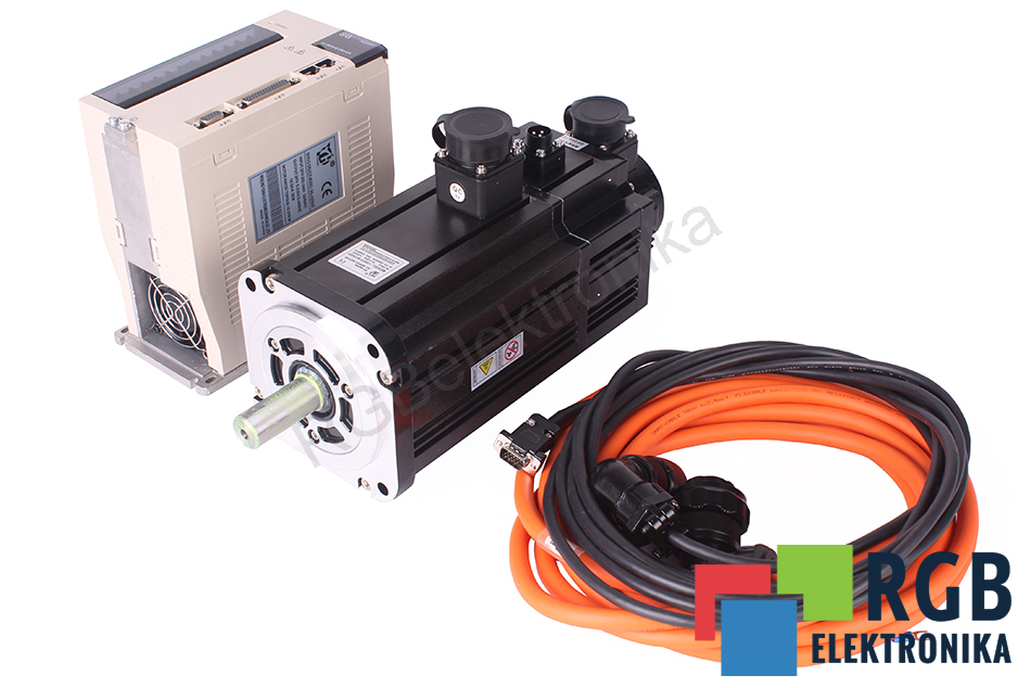WENLING YUHAI ELECTROMECHANICAL 130SYM15025BRAKE +SGAS50AF Z HAMULCEM 3.8KW 15NM 2500OBR/MIN Z SERWONAPĘDEM 5KW 3X220V SERVOMOTORE 