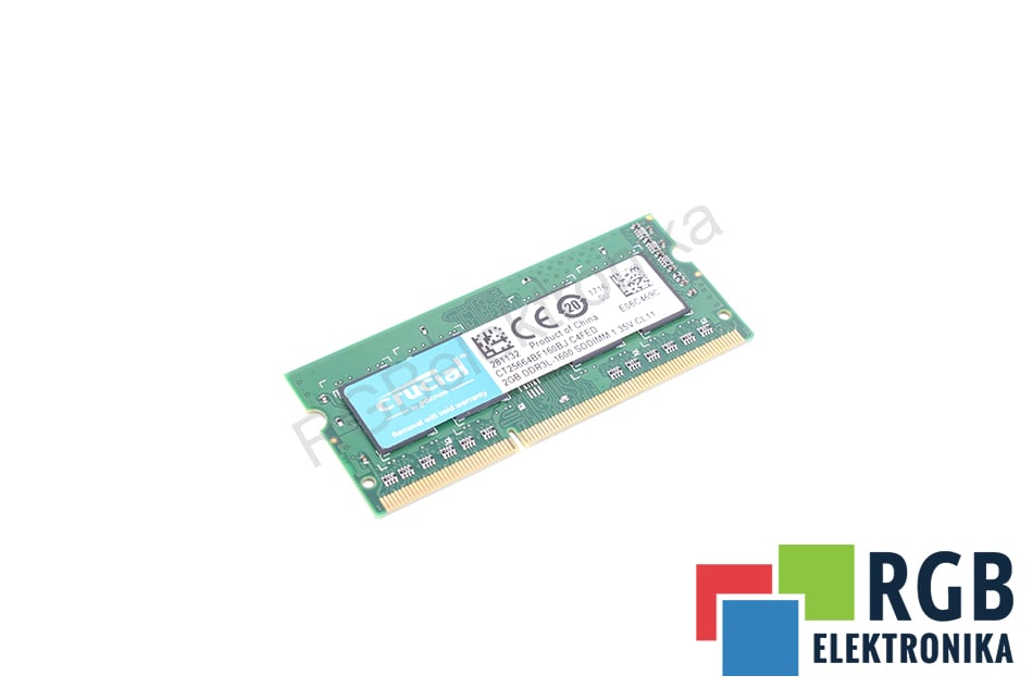 2GB DDR3L-1600MHZ SODIMM 1.35V CL11 MICRON