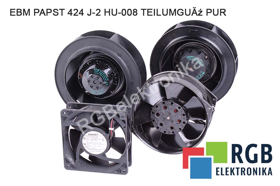 EBM PAPST 424 J/2 HU-008 TEILUMGUß PUR 424 J/2 HU-008 TEILUMGUß PUR EBM PAPST
