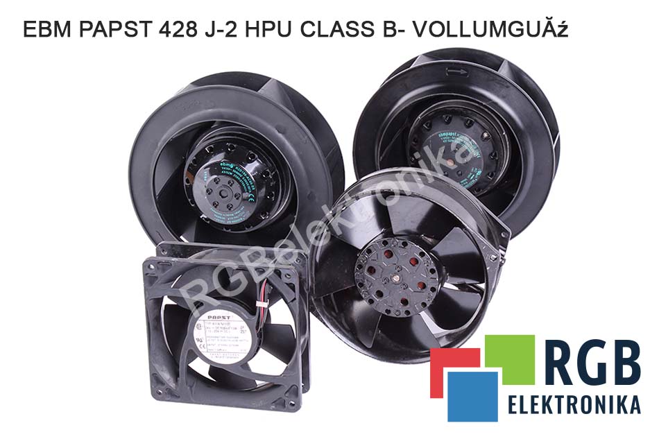 EBM PAPST 428 J/2 HPU CLASS B, VOLLUMGUß 428 J/2 HPU CLASS B, VOLLUMGUß EBM PAPST