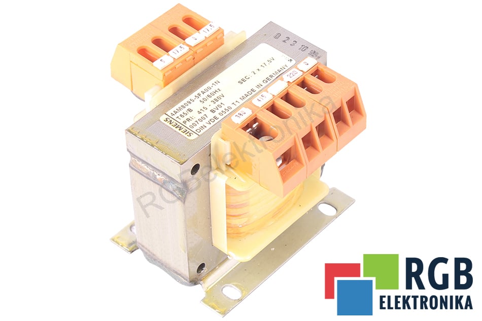 4AM8095-5FA00-1N T65/B PRI 415-380V SEC 17.5V SIEMENS TRANSFORMATOR