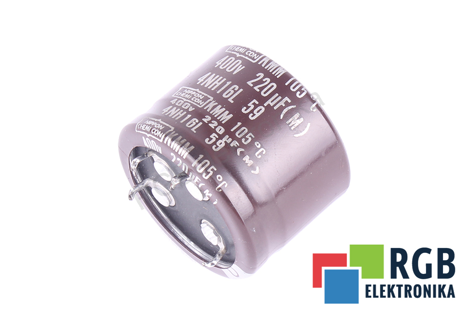 4NH16L 220UF 400V NIPPON KONDENSATOR