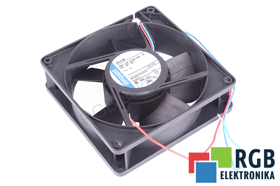 5214NH 127X127X38MM EBM PAPST WENTYLATOR 24V 0.42A