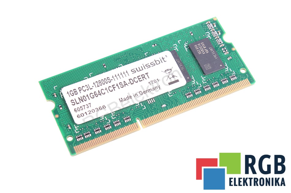 5MMDDR.1024-03 SLN01G64C1CF1SA-DCERT 1GB SWISSBIT