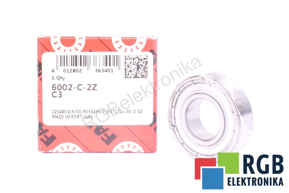 FAG 6002-C-2Z-C3 15X32X9 ROULEMENT A BILLES A GORGE PROFONDE 