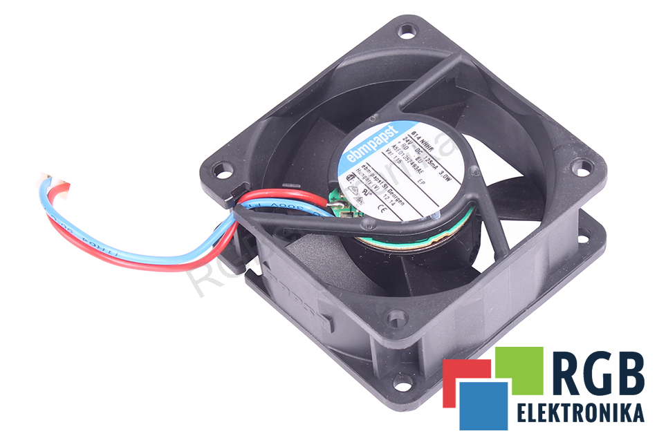 614NHHR EBMPAPST WENTYLATOR 3KW 24V 125MA