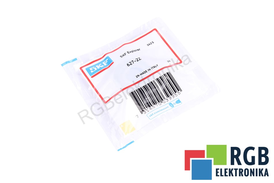 SKF 627-2Z 7X22X7 7X22X7 DEEP GROOVE BALL BEARING 7 MM 22 MM 7 MM 3.45 KN 1.37 KN 