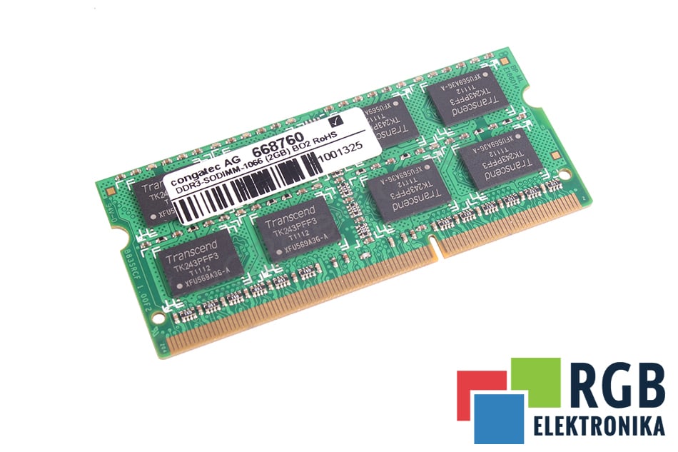 668760 DDR3-SODIMM-1066 2GB CONGATEC