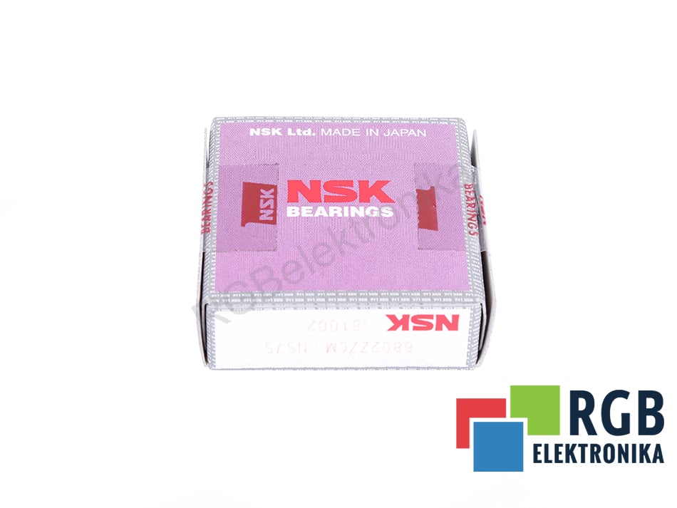 NSK 6802ZZCM 15X24X5 15X24X5 DEEP GROOVE BALL BEARING 26000 OBR/MIN 15 MM 24 MM 5 MM 2.08 KN 