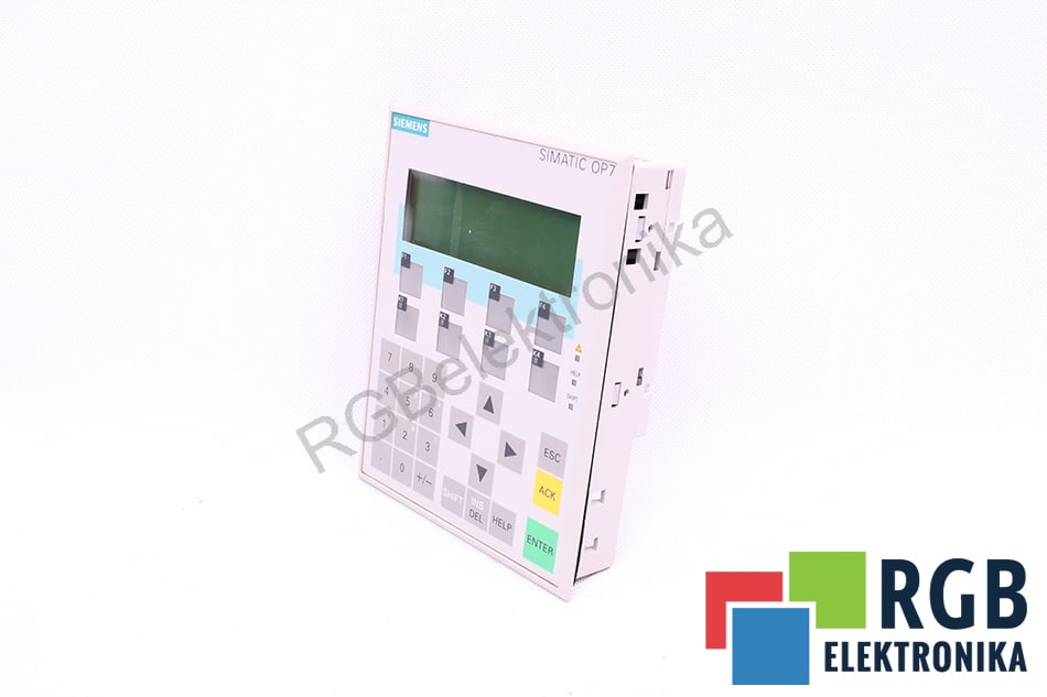 OPERATOR PANEL 6AV3607-1JC20-0AX1 24VDC OP7-DP SIEMENS Y