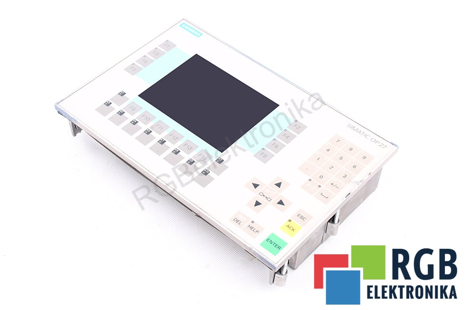 SIEMENS 6AV3627-1LK00-1AX0 OP27 STN COLOR LC DISPLAY PANNELLO OPERATORE 