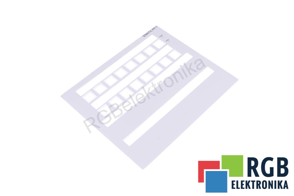 PANEL MEMBRANE FOR 6AV3688-3CD13-0AX0 MASK SIMATIC PP17 6AV3688-3CD13-0AX0 SIMATIC PP17 REPLACEMENT