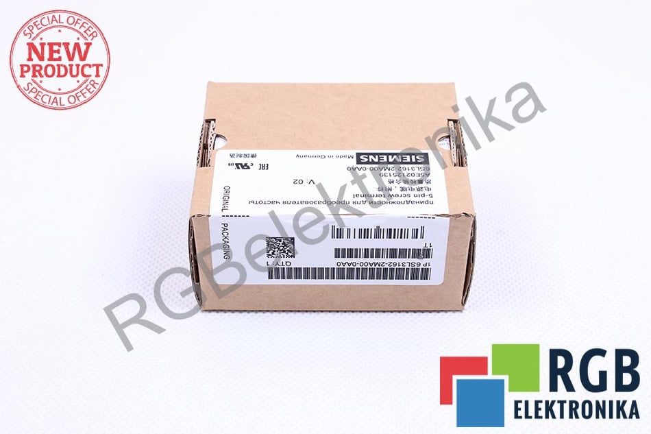NEW 6SL3162-2MA00-0AA0 5PIN SCREW TERMINAL SINAMICS S120 SIEMENS