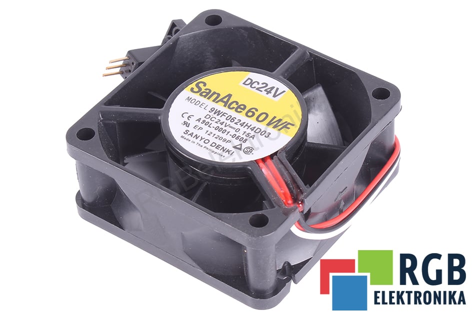 SANYO DENKI 9WF0624H4D03 60X60X25MM 24V 60X60X25MM 24V AXIALGEBLÄSE 24V 60 MM 25 MM 60 MM 