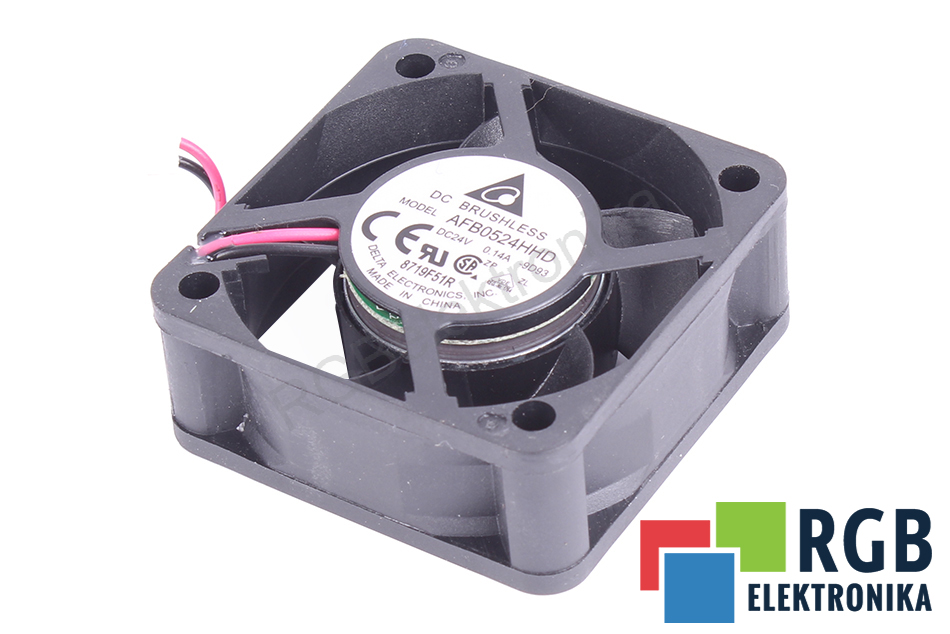 DELTA AFB0524HHD DC BRUSCHLESS 50X50X20MM DC BRUSCHLESS 50X50X20 24V 0.14A VENTILADOR AXIAL 24V 0.14A 