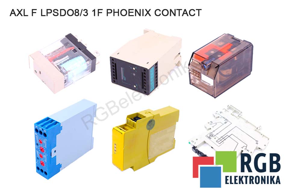 PHOENIX CONTACT AXL F LPSDO8/3 1F PRZEKAŹNIK BEZPIECZEŃSTWA
