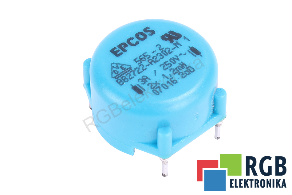 EPCOS B82722-A2302-N1 3A 250VDC 2X1,2MH 3A 250VDC 2X1,2MH 