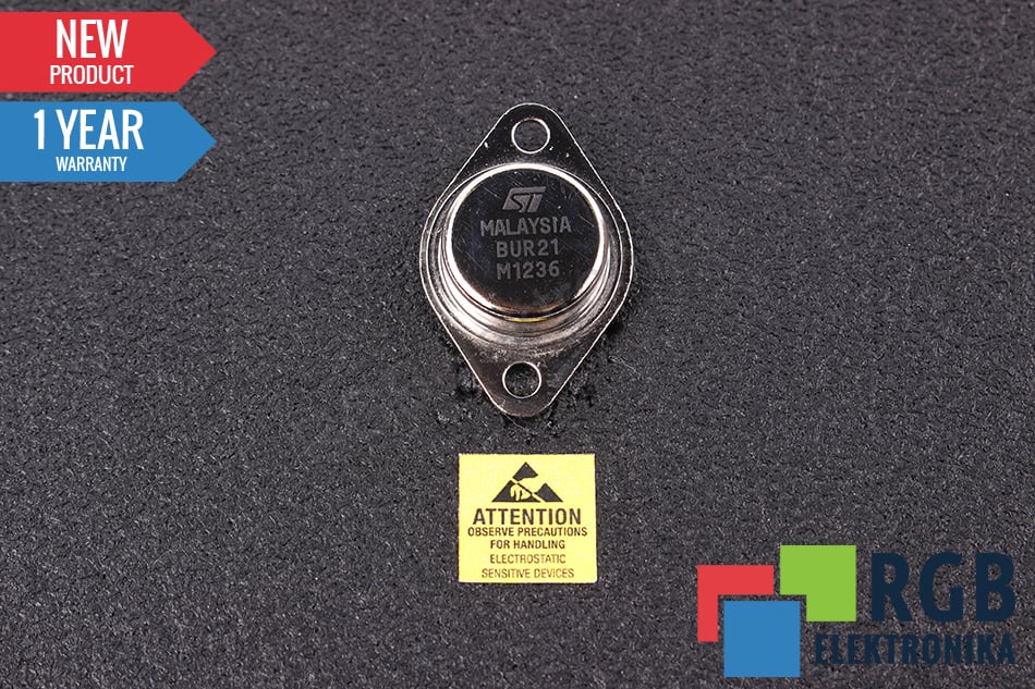 NOWY TRANZYSTOR MOCY NPN BUR21 200V 40A TO3 ST MICROELECTRONICS