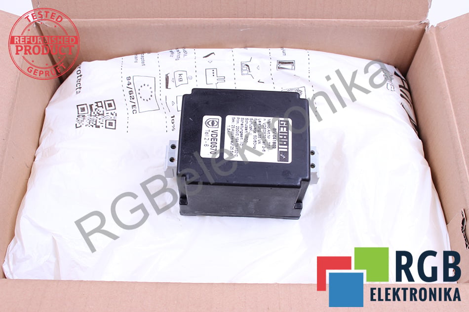 BV041802 T71 VDE0570 35VA PRIM 230V 0.19A SEK 23.4V 1.5A TRANSFORMATOR GETRA