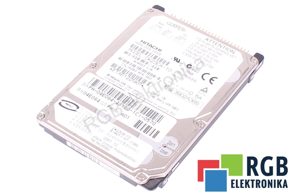 HITACHI DK23CA-10 DK23CA DK23CA IDE 2.5" HDD 10GB HDD IDE 2.5" HDD 10 GB 