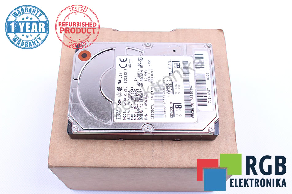 DPRA-21215 1.2GB 2.5" IDE DYSK TWARDY IBM