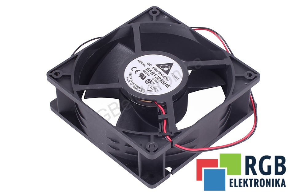 EFB1224SHE 120X120X38MM DELTA WENTYLATOR 24V 0.66A