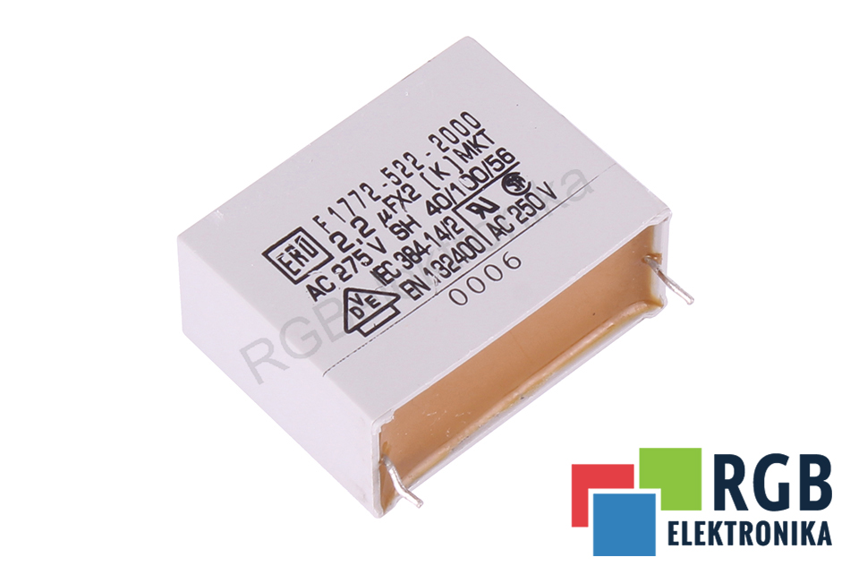 F1772-522-2000 ERO KONDENSATOR 2.2UF 275V