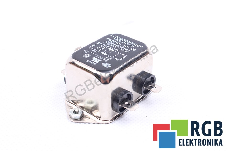 SCHAFFNER FN2010-10-06 110/250VAC 10A GENERAL PURPOSE EMI FILTER 