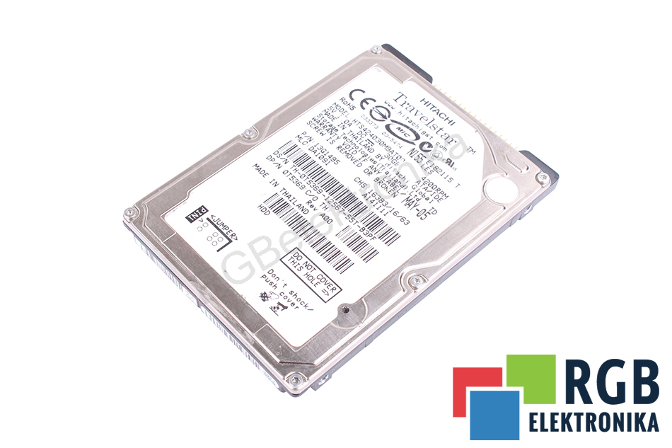 HITACHI HTS424030M9AT00 ATA/IDE TRAVELSTAR ATA/IDE TRAVELSTAR ATA 2.5" HDD 30GB HDD DISK ATA 2.5" HDD 30 GB 