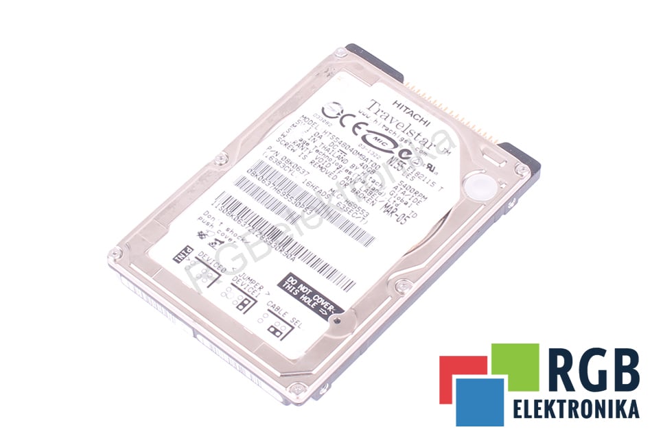 HITACHI HTS548040M9AT00 TRAVELSTAR TRAVELSTAR ATA 2.5" HDD 40GB HDD DISK ATA 2.5" HDD 40 GB 