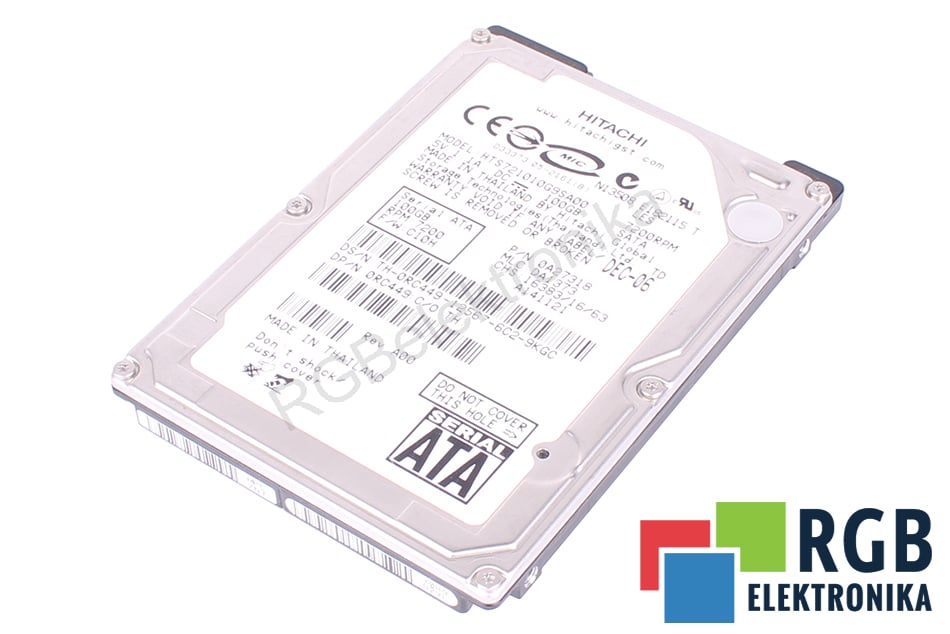 HITACHI HTS721010G9SA00 SATA 2.5" HDD 100GB HDD SATA 2.5" HDD 100 GB 