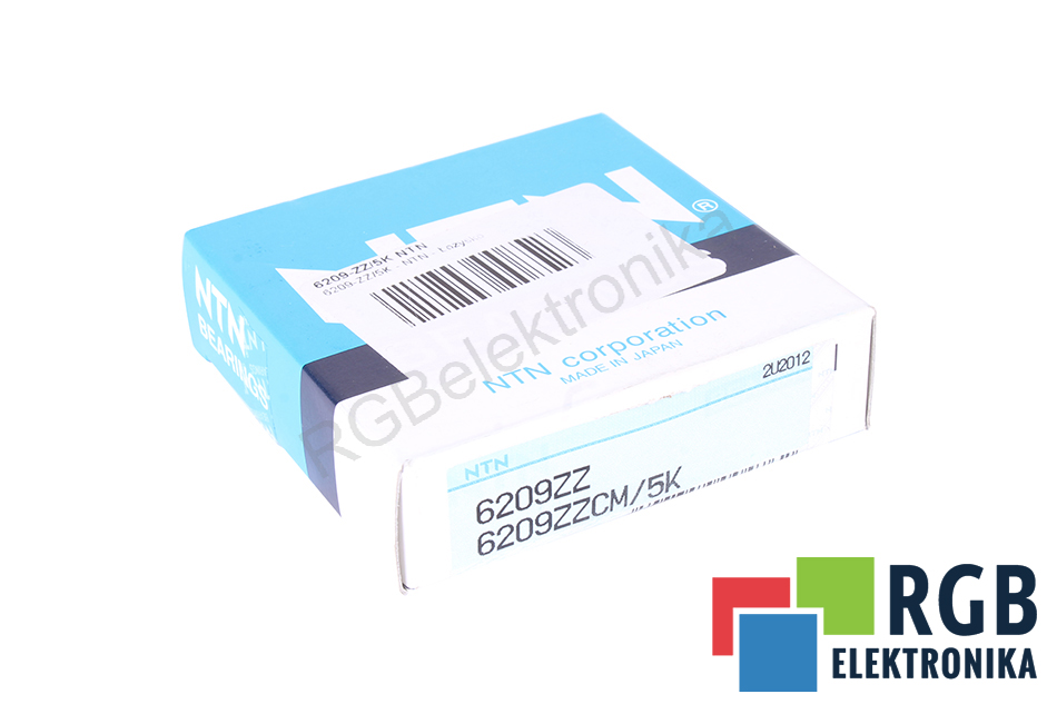 NTN 6209ZZCM/5K 45X85X19 ROULEMENT A BILLES A GORGE PROFONDE 7800 OBR/MIN 45 MM 85 MM 19 MM 36 KN 20.4 KN 