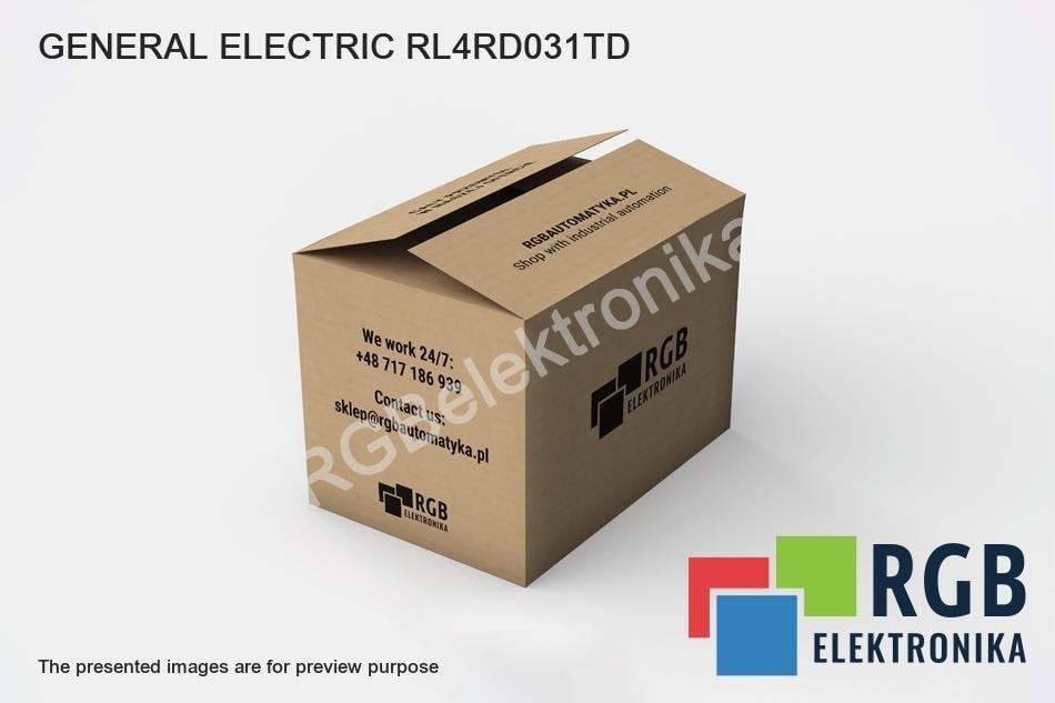GENERAL ELECTRIC RL4RD031TD CONTACTOR 