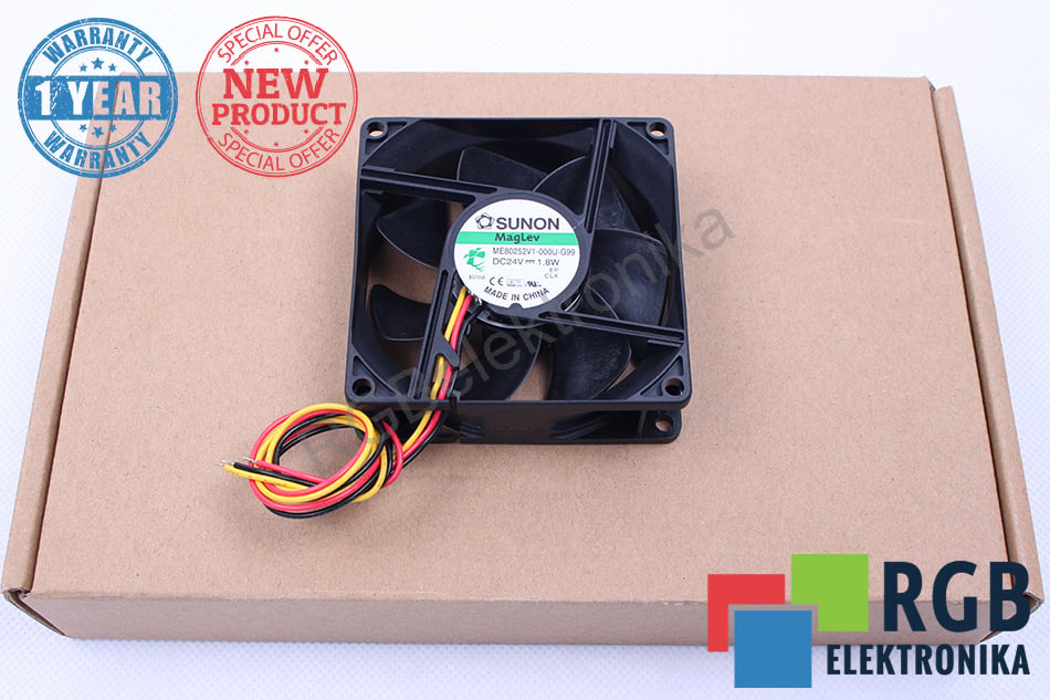 NOWY ME80252V1-000U-G99 80X80X25MM 24VDC 1.8W WENTYLATOR MAGLEV SUNON