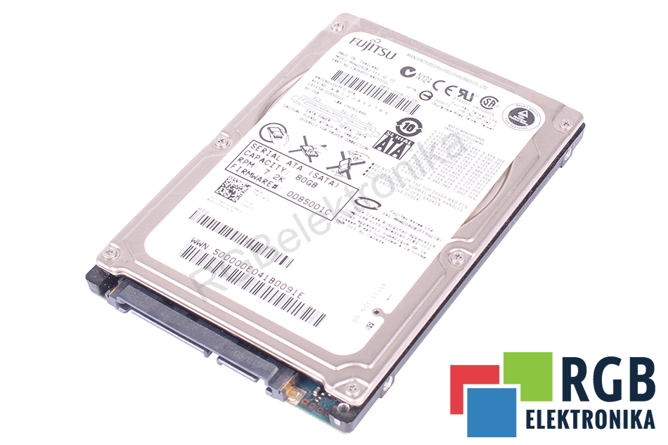 FUJITSU MHW2080BJ SATA II 2.5" HDD 80GB HDD DISK SATA II 2.5" HDD 80 GB 