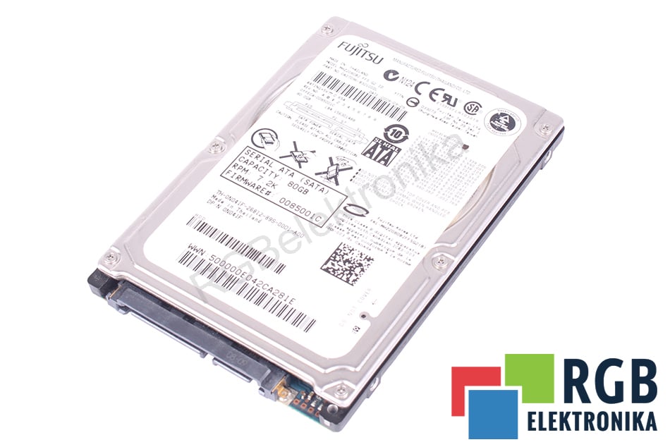 FUJITSU MHZ2080BJ ATA 2.5" HDD 80GB DYSK HDD ATA 2.5" HDD 80 GB 