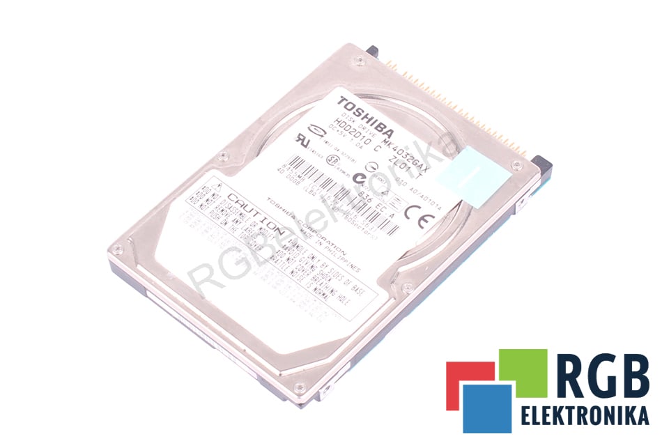 TOSHIBA MK4032GAX HDD2D10 HDD2D10 ATA 2.5" HDD 40GB HDD ATA 2.5" HDD 40 GB 