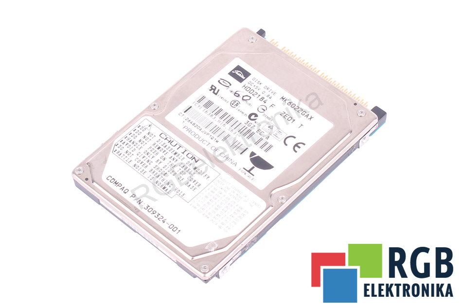 TOSHIBA MK6022GAX ATA 2.5" HDD 60GB HDD ATA 2.5" HDD 60 GB 