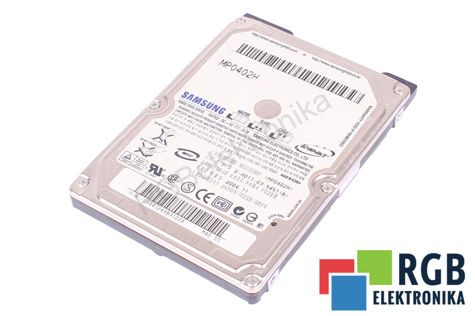 SAMSUNG MP0402H 40GB ATA 2.5" HDD 40GB DYSK HDD ATA 2.5" HDD 40 GB 