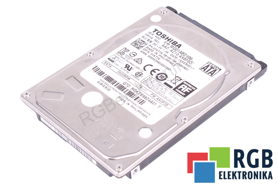 MQ01ABD100 SATA 1TB 2.5" TOSHIBA