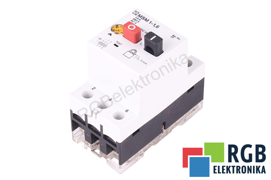 MSM1-1.6 1.6A 660V DOEPKE WYŁĄCZNIK SILNIKOWY
