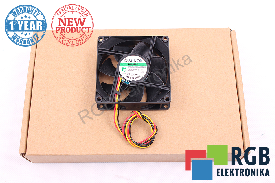 NOWY WENTYLATOR PF80251V1-000U-G99 80X80X25 12VDC 4.1W MAG LEV SUNON