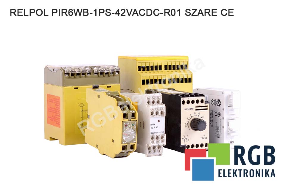 RELPOL PIR6WB-1PS-42VAC/DC-R01 (SZARE) (CE) PIR6WB-1PS-42VAC/DC-R01 (SZARE) (CE) RELPOL