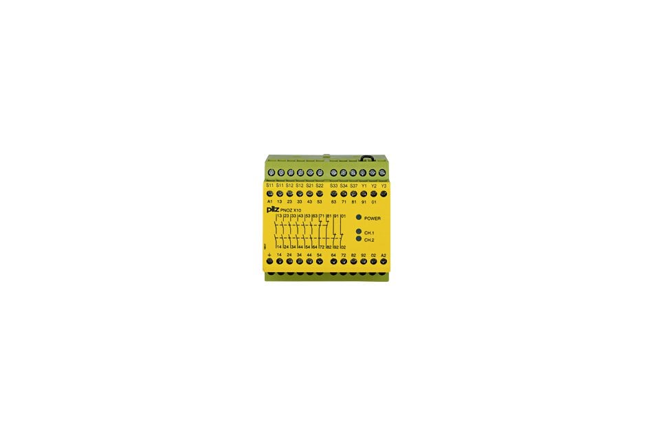 PILZ PNOZ X10 230-240VAC 6N/O 4N/C 3LED 774706 RELE DI SICUREZZA 