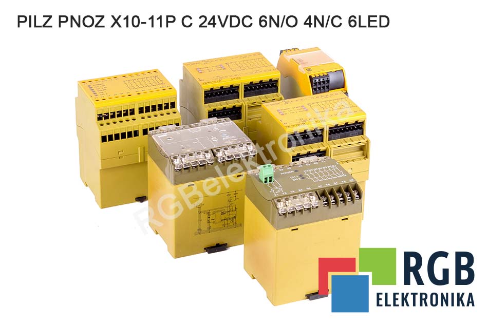 PILZ PNOZ X10.11P C 24VDC 6N/O 4N/C 6LED 787750 RELAIS DE SÉCURITÉ 