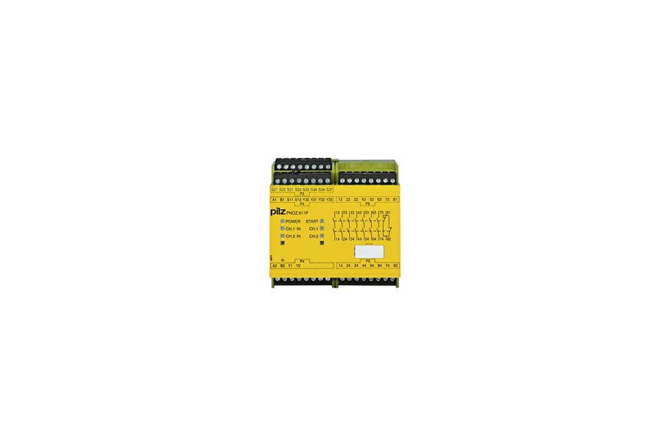 PILZ PNOZ X11P 24VAC 24VDC 7N/O 1N/C 2SO 777080 SAFETY RELAY 