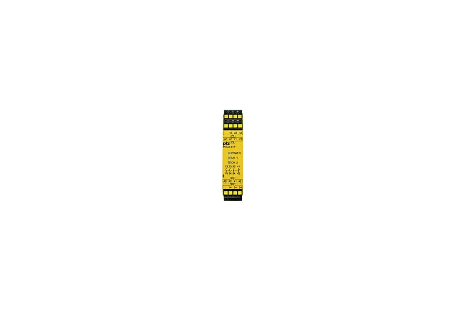 PILZ PNOZ X1P C 24VDC 3N/O 1N/C 787100 RELÉ DE SEGURIDAD 